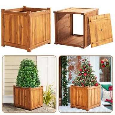 wood planter box