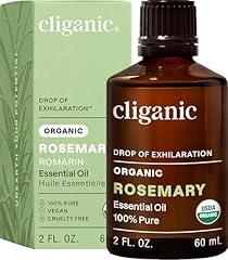 Cliganic Organic Rosemary Essential Oil, 2oz