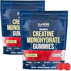 EcoWise Wellness Strawberry Creatine Gummies