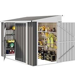DWVO Outdoor Weatherproof Storage Shed