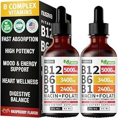 NUSAVA Vitamin B12 Liquid Drops 5000 mcg