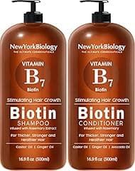 New York Biology Biotin Shampoo and Conditioner Set