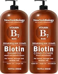 New York Biology Biotin Shampoo and Conditioner Set