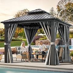 YITAHOME Hard Top Metal Gazebo 10x10