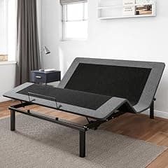 Ergonomic Adjustable Queen Bed Base with Wireless Remote