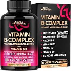 NutraHarmony Vitamin B Complex 11-in-1 Supplement