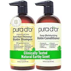 PURA D'OR Biotin Shampoo & Conditioner Set