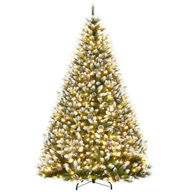 9ft flocked christmas tree