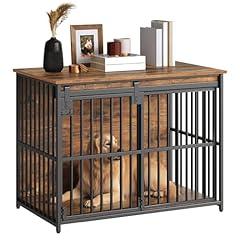 HOOBRO Dog Crate Furniture with Barn Door