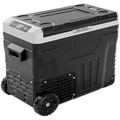 Euhomy 12V Portable Refrigerator Freezer with Wheels