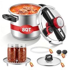 VEVOR 8 Quart Stainless Steel Pressure Cooker