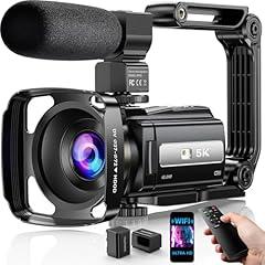 FJFJOPK 5K UHD Vlogging Camcorder