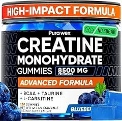 Pura Wex Creatine Monohydrate Gummies Blueberry