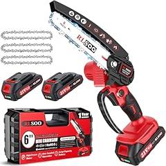 Mini Chainsaw Cordless, 6 Inch Electric Handheld