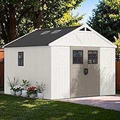 Greesum 10x10 Outdoor Storage Shed with Floor