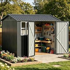 Comhoma Outdoor Storage Shed 8x6ft