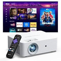 ELEPHAS Roku Smart Projector with Wi-Fi and Bluetooth