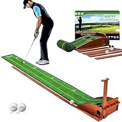 GimiYaa Golf Putting Mat with Auto Return