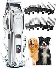 oneisall Dog Clippers for Thick Coats