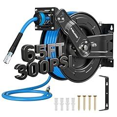 Relhost Retractable Air Hose Reel 65ft