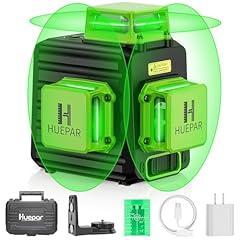 Huepar 360 Laser Level with Rechargeable Battery