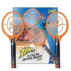 ZAP IT! Electric Fly Swatter Racket - 2 Pack