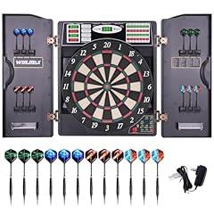 Electronic Dart Board with Cabinet