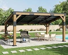 AMERLIFE Spruce Wood Grill Gazebo