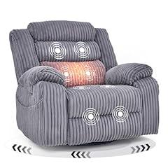 SINCRUMI Recliner Chair with Massage and Heat