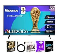 Hisense 55 Inch QD6 Series 4K QLED TV