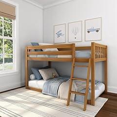 Max & Lily Twin Low Bunk Bed