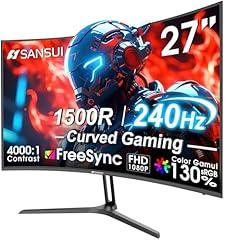 Sansui 27-Inch Curved Gaming Monitor