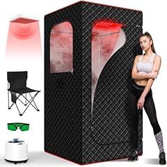 Portable Infrared Steam Sauna with Red Light Therapy
