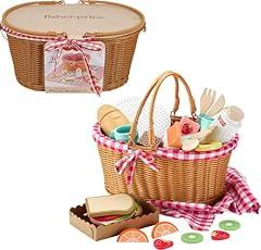 Fisher-Price Wooden Picnic Basket Playset