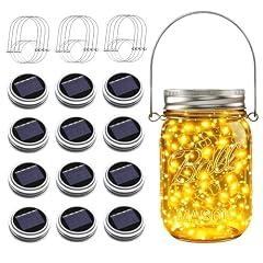 ZNYCYE Mason Jar Solar Lights Set