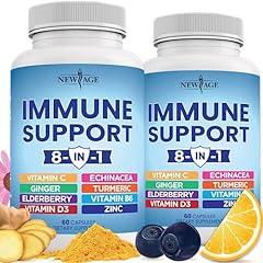New Age Immune Support Supplement 8 in 1