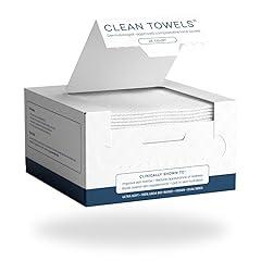 Clean Skin Club Clean Towels, 100% Biobased, 50 ct, 2 pack