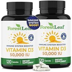 ForestLeaf Vitamin D3 50,000 IU Weekly Supplement