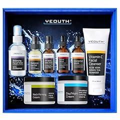 YEOUTH Skincare Set: Retinol & Vitamin C Serums