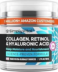 SimplyVital Collagen Face Moisturizer Cream - 1.7oz