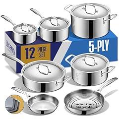 Legend 5-Ply Stainless Steel Cookware Set