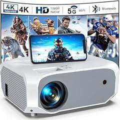 Portable 4K WiFi Bluetooth Projector
