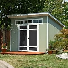 Olympia 10x7.5 Wood Storage Shed with Floor