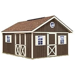 Fairview 12' X 16' Wood Shed Kit