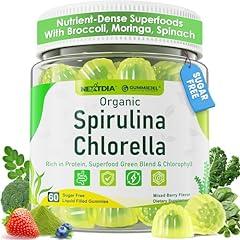Nextdia Organic Spirulina and Chlorella Gummies