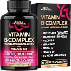 NutraHarmony Vitamin B Complex 11-in-1 Supplement