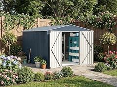 Garvee 10x12 Ft Outdoor Metal Storage Shed