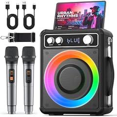 VOSOCO Portable Bluetooth Karaoke Speaker System