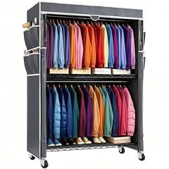 Raybee Heavy Duty Garment Rack with Cover