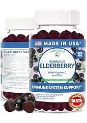 Lunakai Elderberry Gummies Immune Support 60ct